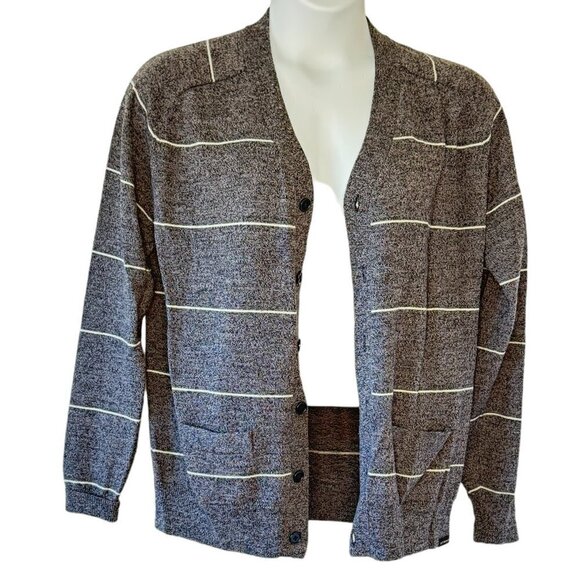 Saturdays New York City Brown and Cream Cardigan - Picture 2 of 7